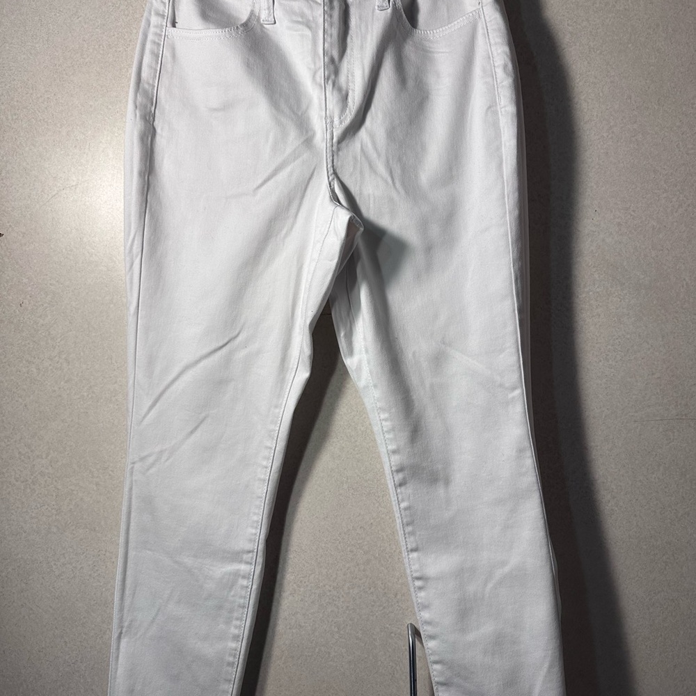 SO High Rise White Jeggings